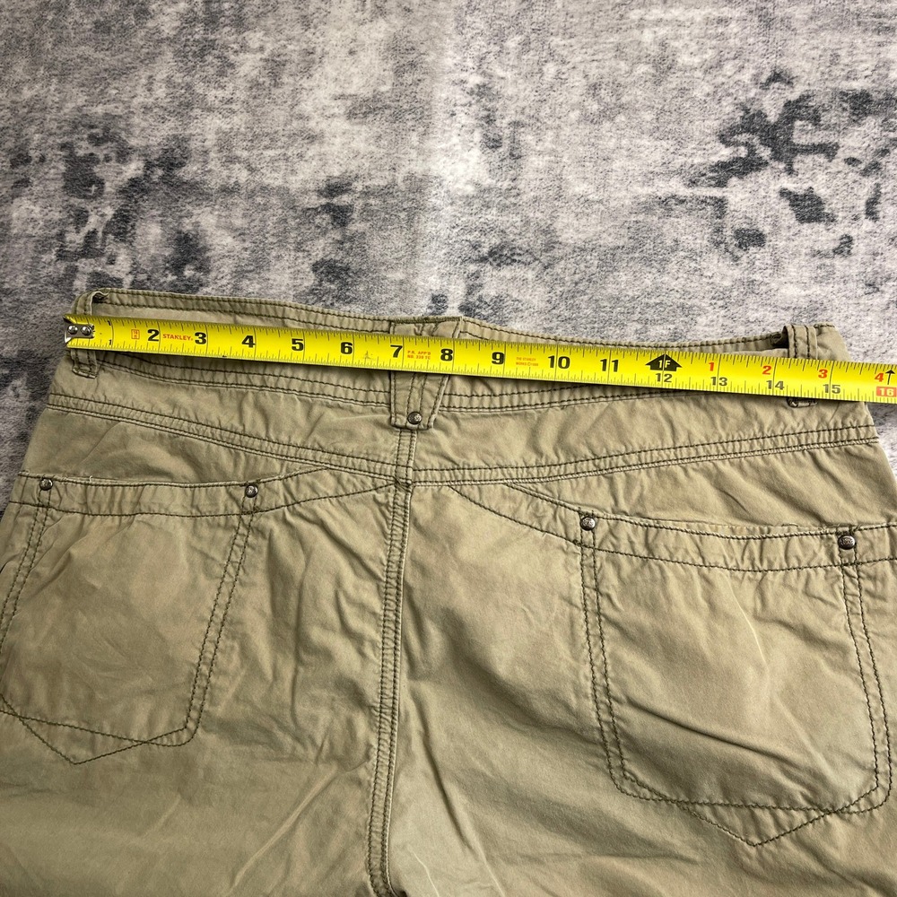 Royal Robbins Womens 10 Pants Solid Tan Relaxed Outdoor Hiking Gorpcore Utility - Picture 4 of 10